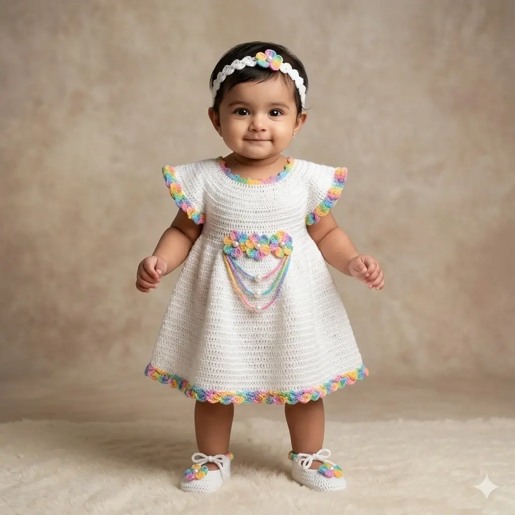 Rainbow Raga Dress Set