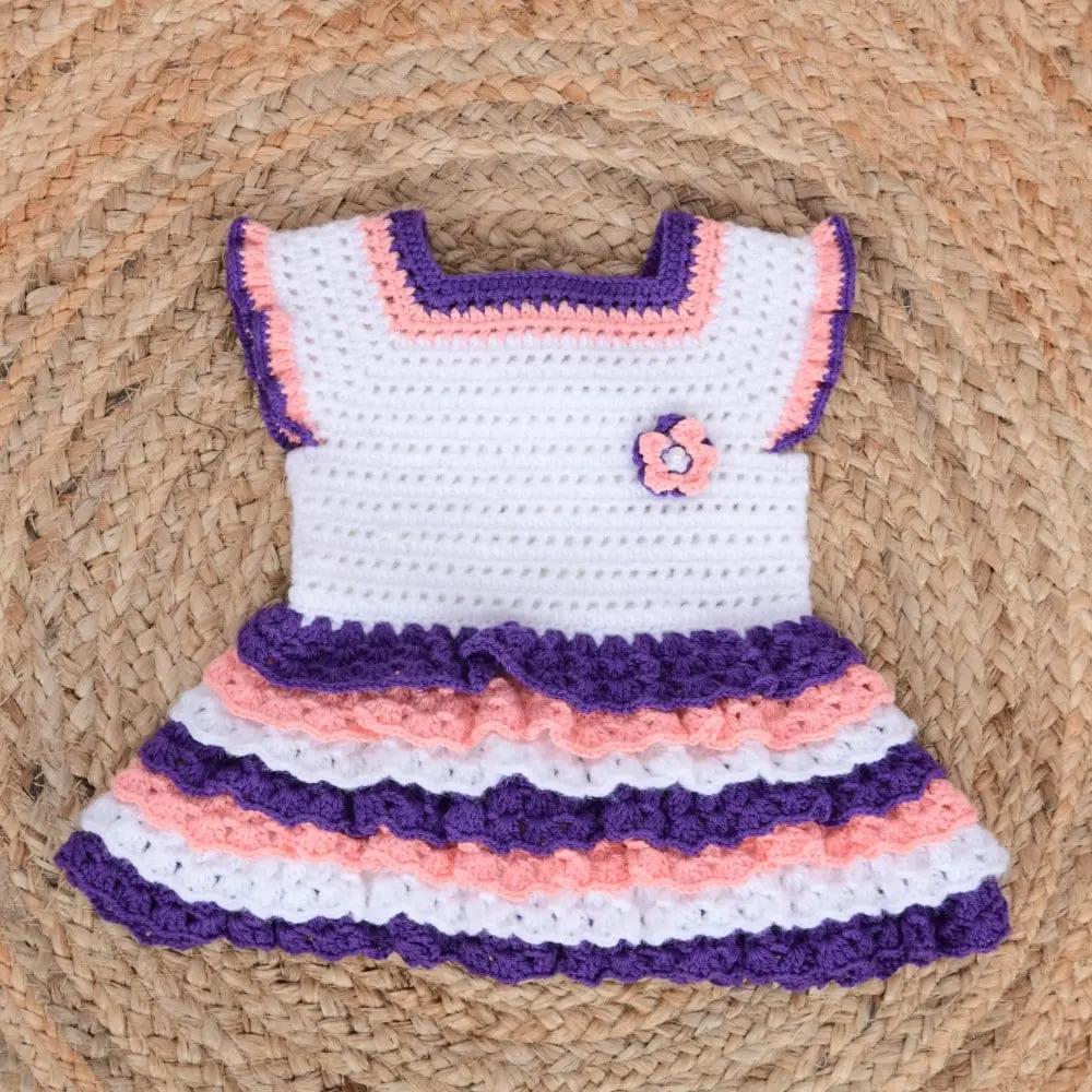 Lavender Lace Ruffle Dress