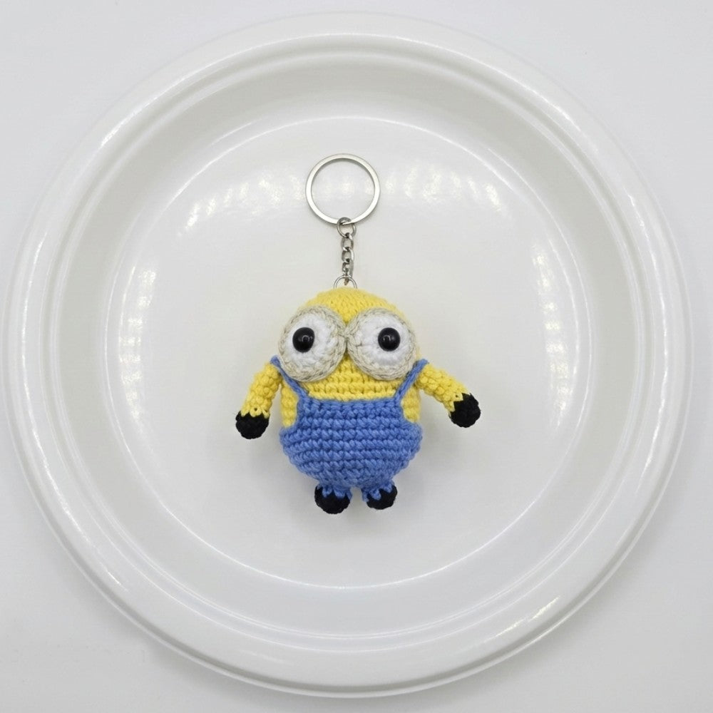 Cheeky Minion Crochet Keychain