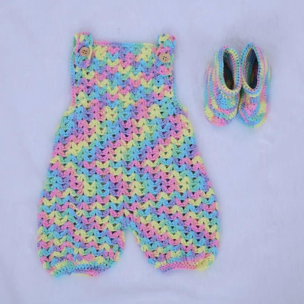 Rainbow Ripple Romper