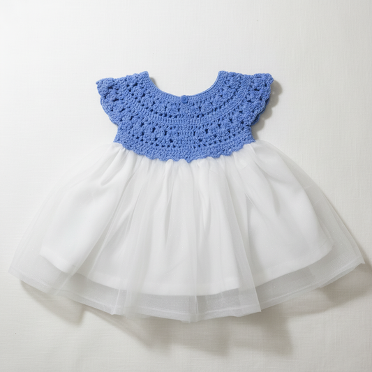 Complete Baby Outfit Set β Dress with Matching Shoes & Headband