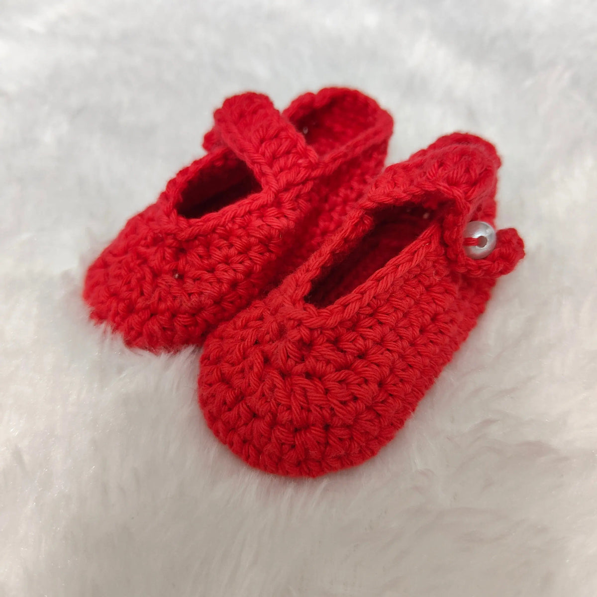CherrySteps Crochet Booties – handmade crochet baby booties by Veema Crochet