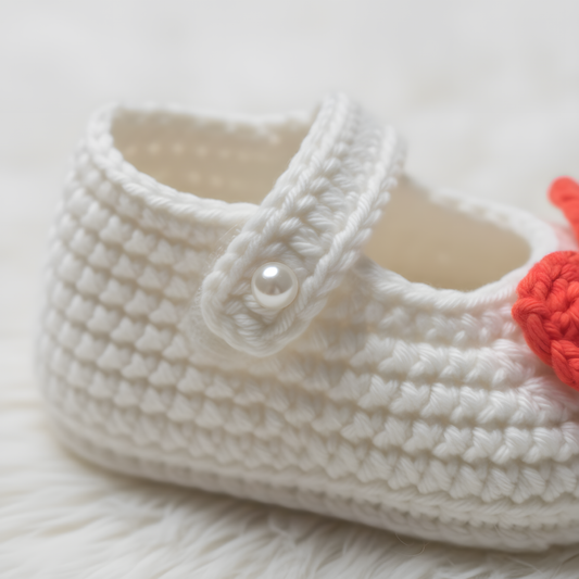 Handcrafted Crochet Baby Shoes – Soft & Cozy for Tiny Feet