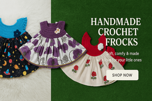 Handmade Crochet Frocks for Baby Girls in India – Crafted with Love & Care