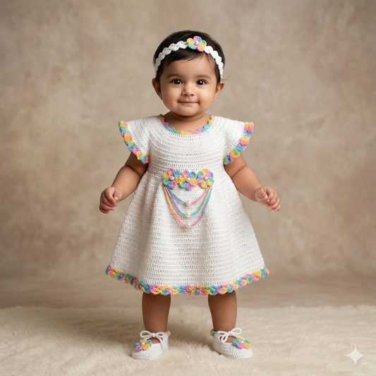 Rainbow Raga Dress Set