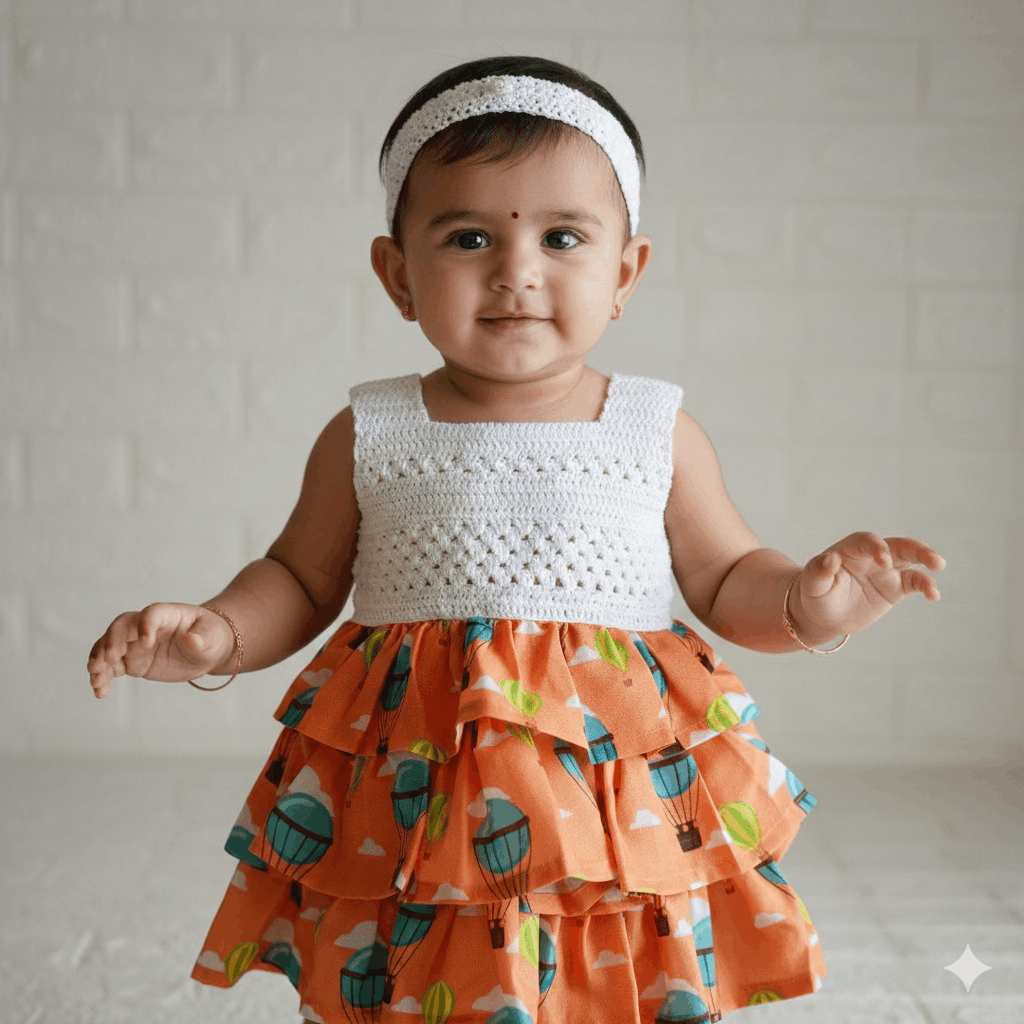 Parachute Crochet Frock