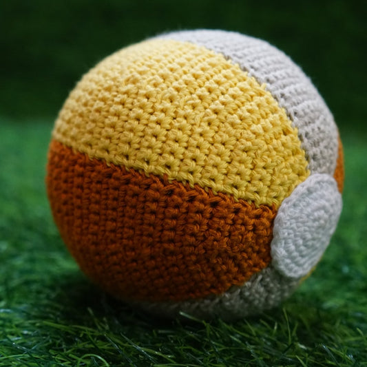 Sunset Swirl Crochet Beach Ball