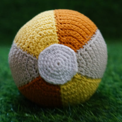 Sunset Swirl Crochet Beach Ball