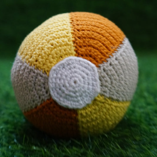 Sunset Swirl Crochet Beach Ball