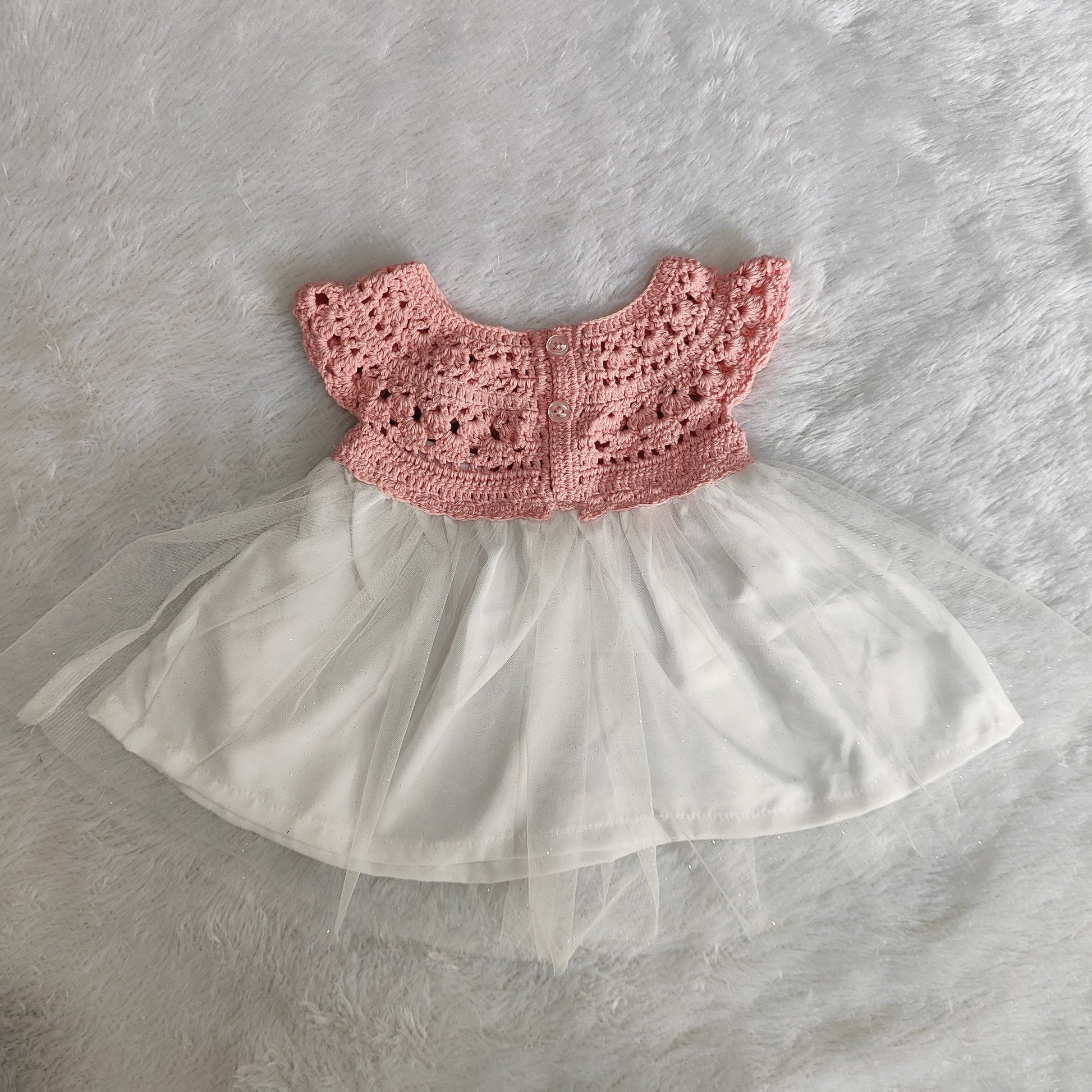 Pink Complete Baby Outfit Set – Dress with Matching Shoes & Headband