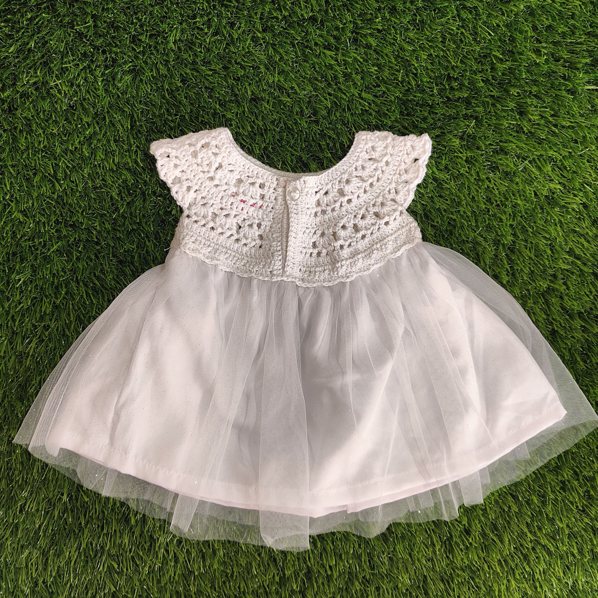 White Complete Baby Outfit Set – Dress with Matching Shoes & Headband