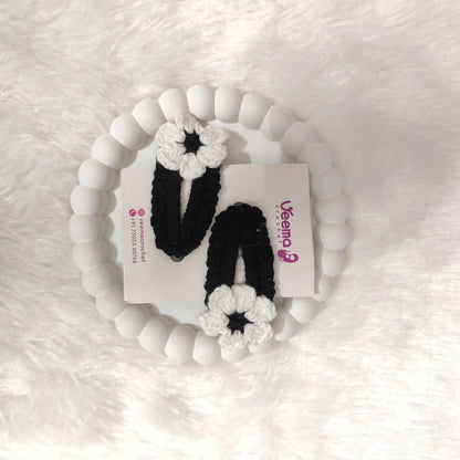 Floral Loop Hair Clips