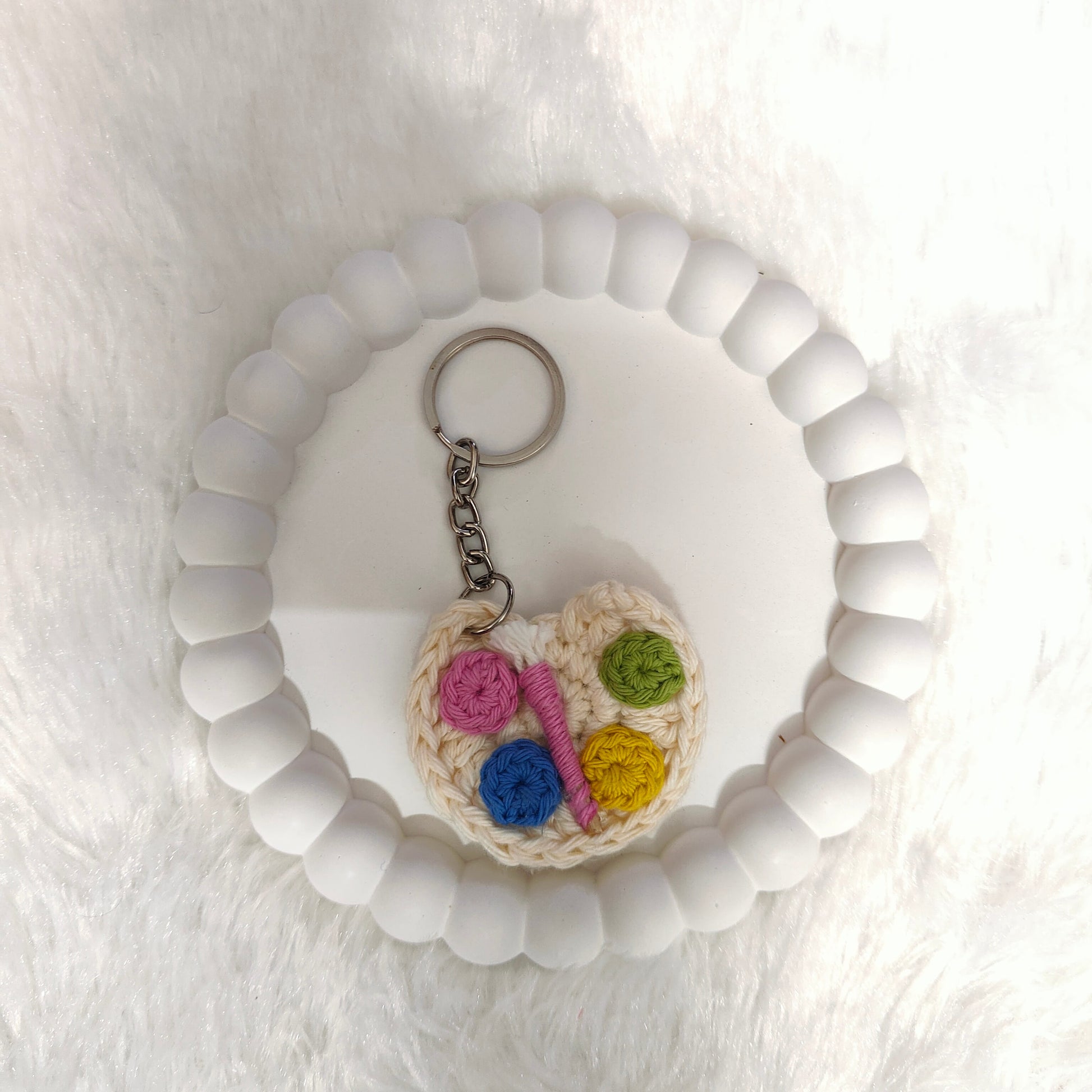 ArtPop Crochet Keychain