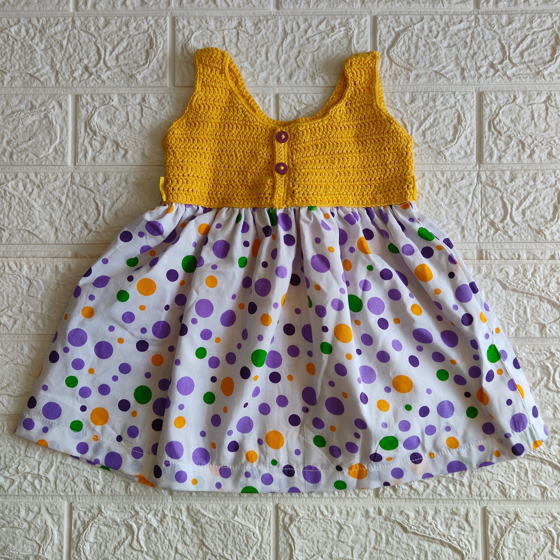 Polka Dot Crochet Dress