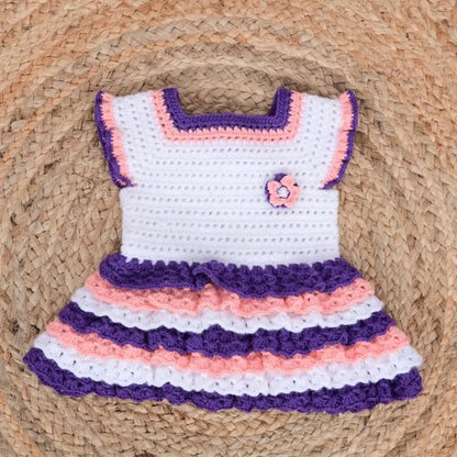 Lavender Lace Ruffle Dress