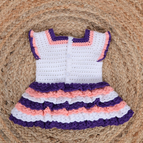 Lavender Lace Ruffle Dress