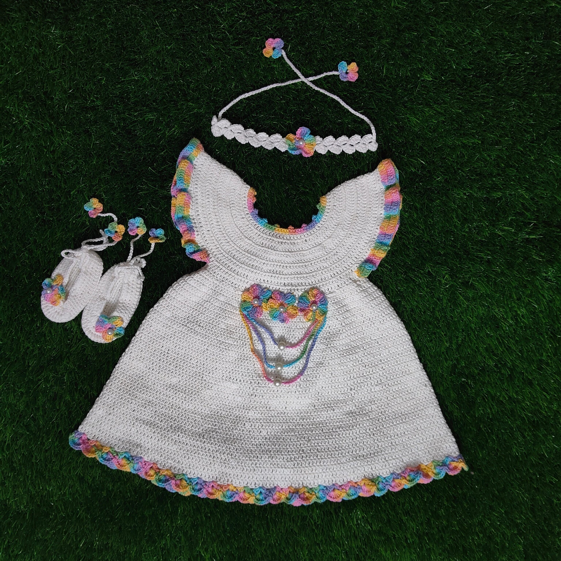 Rainbow Raga Dress Set