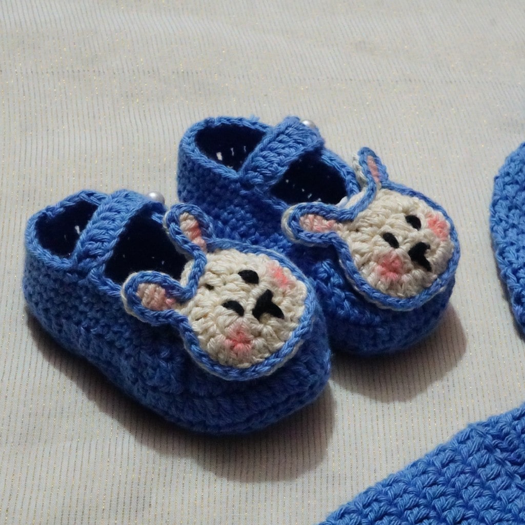 Full Handmade Crochet Baby Romber Set – Soft & Cozy for Newborns