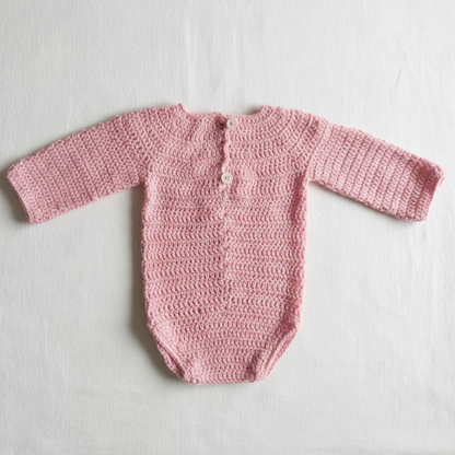Full Handmade Crochet Baby Romber Set – Soft & Cozy for Newborns