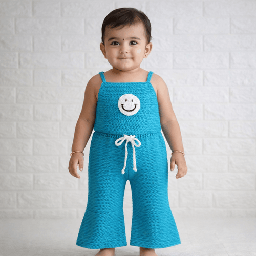 Smiley Crochet Pant & Top