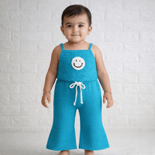 Smiley Crochet Pant & Top