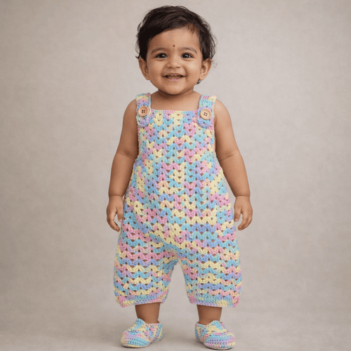 Rainbow Ripple Romper