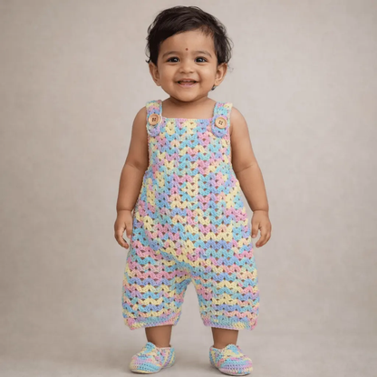 Rainbow Ripple Romper