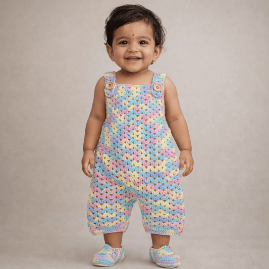 Rainbow Ripple Romper