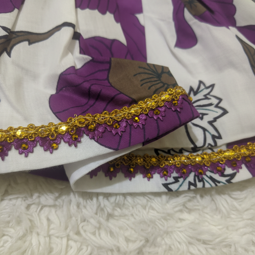 Purple Crochet Frock