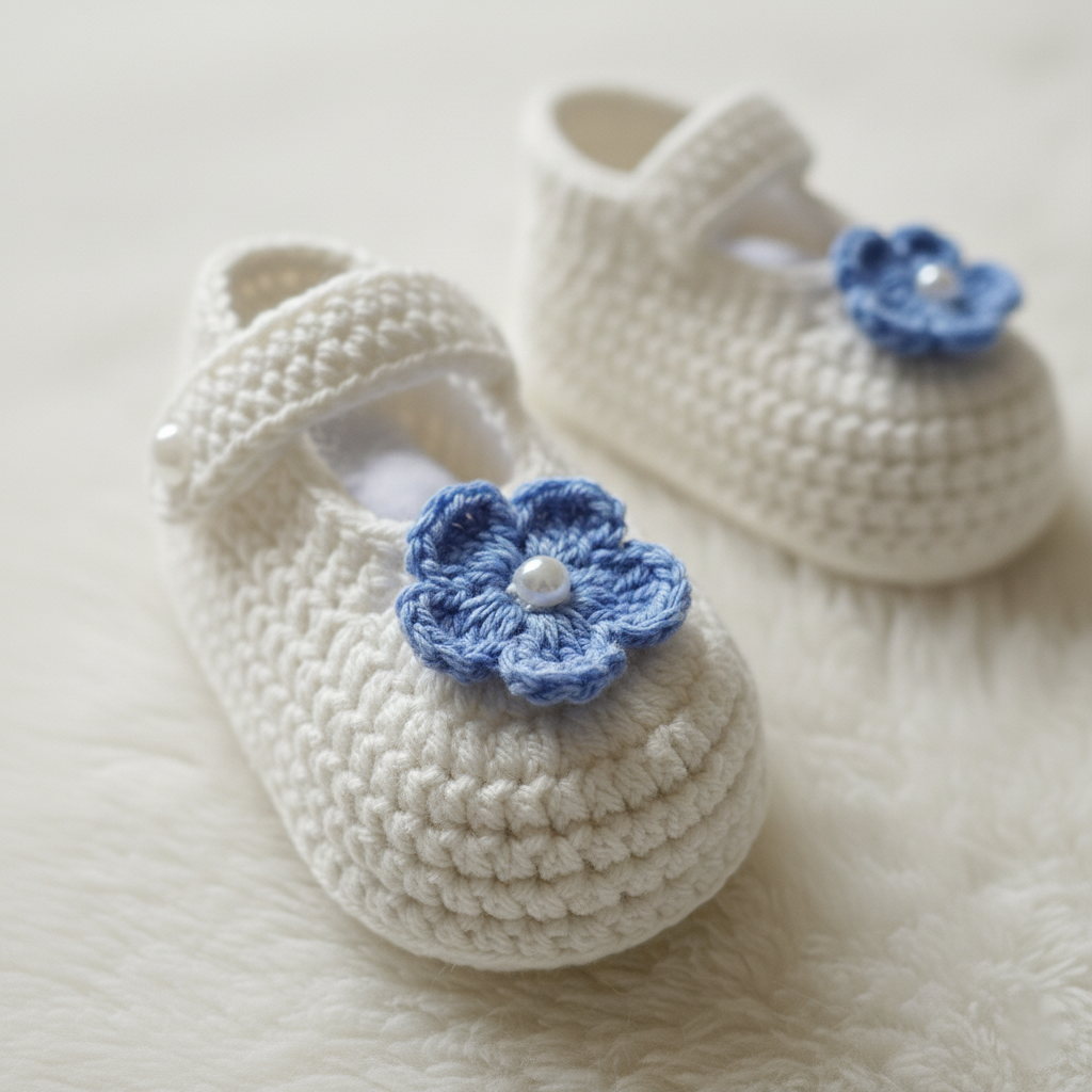 Complete Baby Outfit Set – Dress with Matching Shoes & Headband