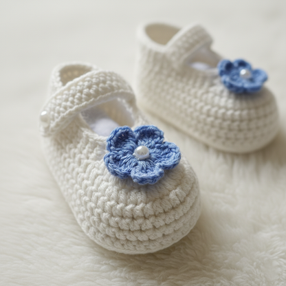 Complete Baby Outfit Set – Dress with Matching Shoes & Headband